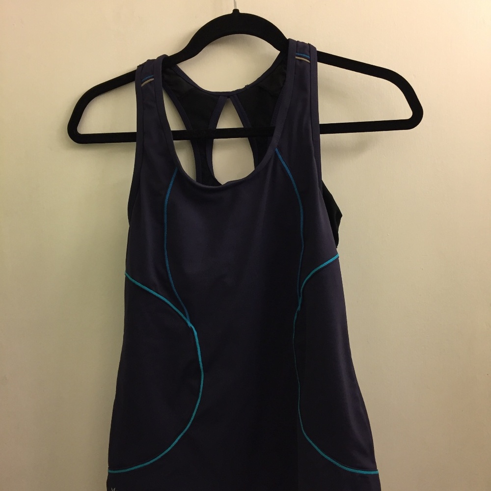 Purple Athleta yoga/running sleeveless top M